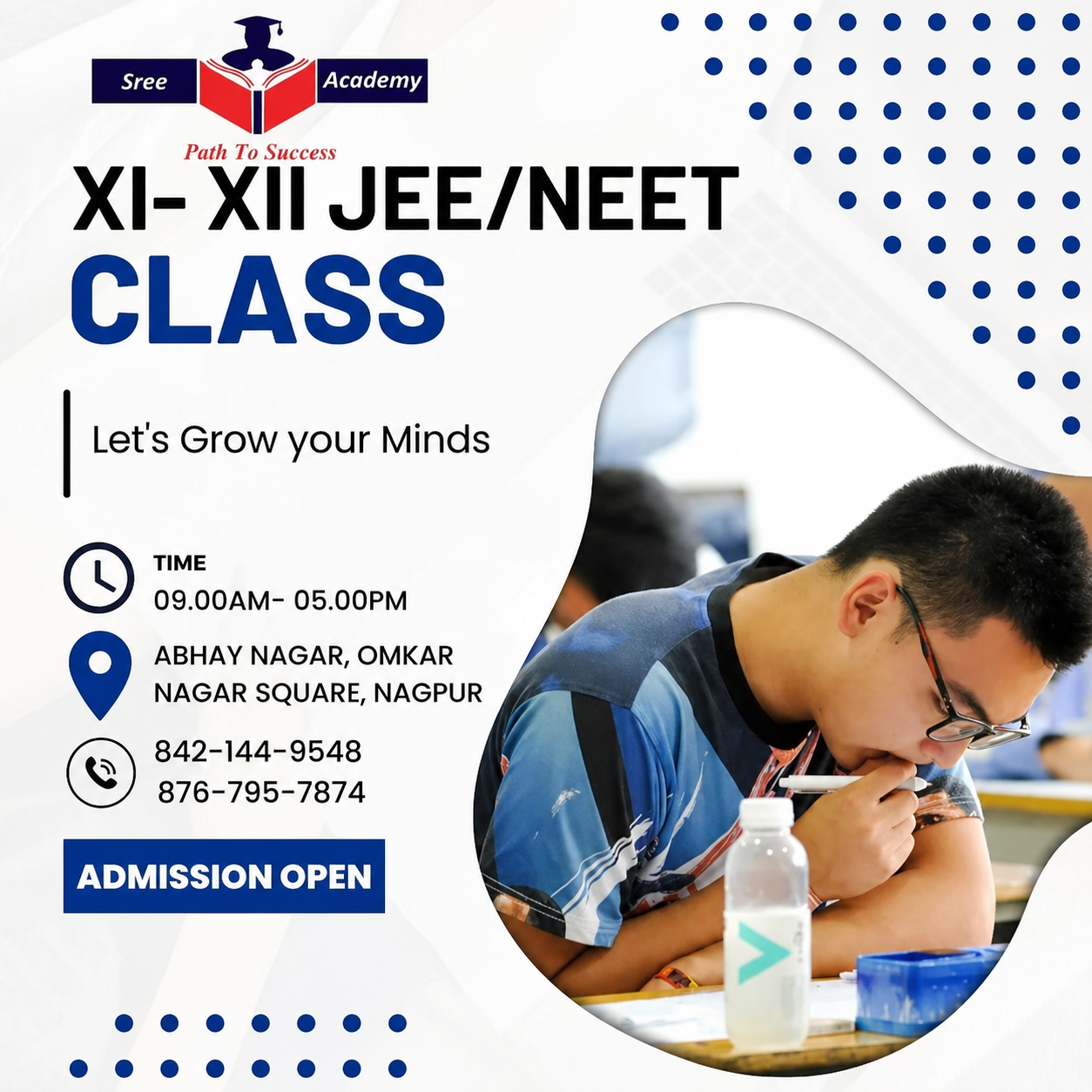 Admission Open at Sree Academy